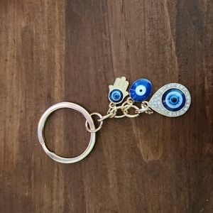 🧿Evil Eye Hamsa Hand Keychain